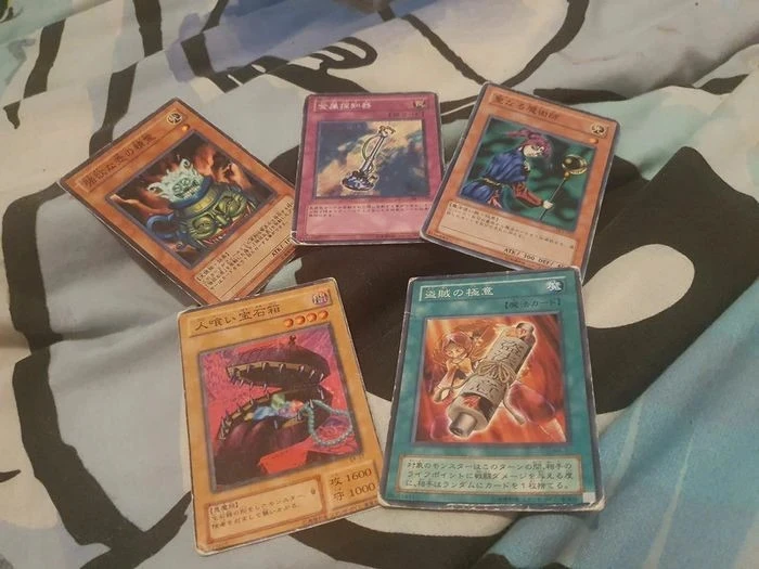 🌸Lots de 5 carte yu gi oh chinois